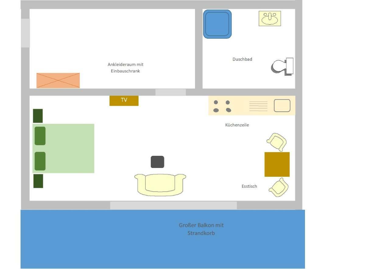 Appartements Fischerhus Glowe Exteriér fotografie
